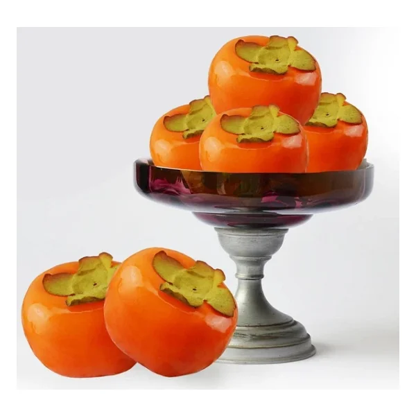 Yapay Meyve Cennet Hurması Fruit Tropik Meyve 12x7cm 1adet - Görsel 4