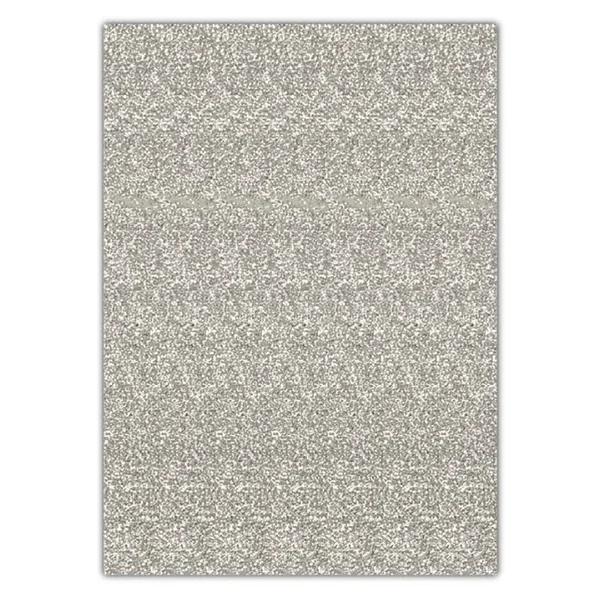 Simli Fon Kartonu 50x70 Gümüş Rulo Şeklinde - 4 Adet - Görsel 3