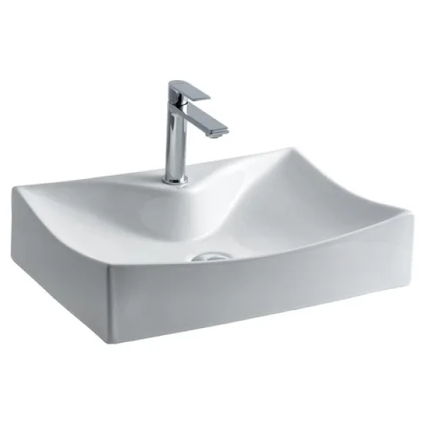 Lena E-3034 Tezgah Üstü Porselen Lavabo - Görsel 4