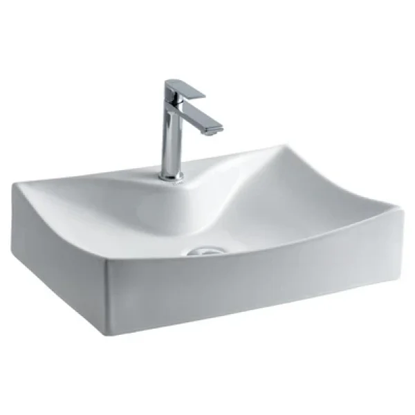 Lena E-3034 Tezgah Üstü Porselen Lavabo - Görsel 5