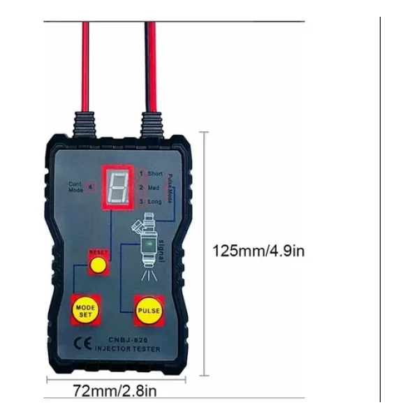 Nt Tools Nt2062 12v Benzinli Araç Enjektör Test Cihazı - Görsel 5