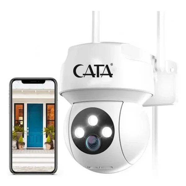 Cata Ct-4051 V2 Gece Görüşlü Akıllı Dış Mekan Kamera (Yeni Model) - Görsel 6