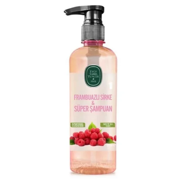Eyüp Sabri Tuncer Frambuazlı Sirke 500 Ml Sülfatsız Kepek Şampuanı - Görsel 3
