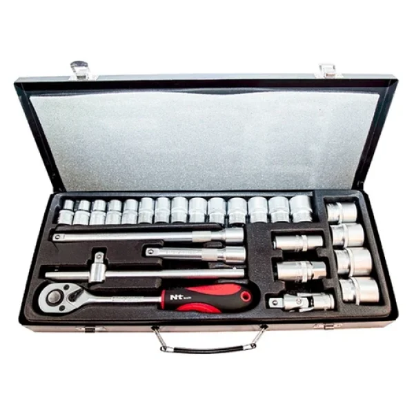 Nt Tools Ncset12 1/2" Cr-V 25 Parça 6 Köşe Lokma Takımı - Görsel 4