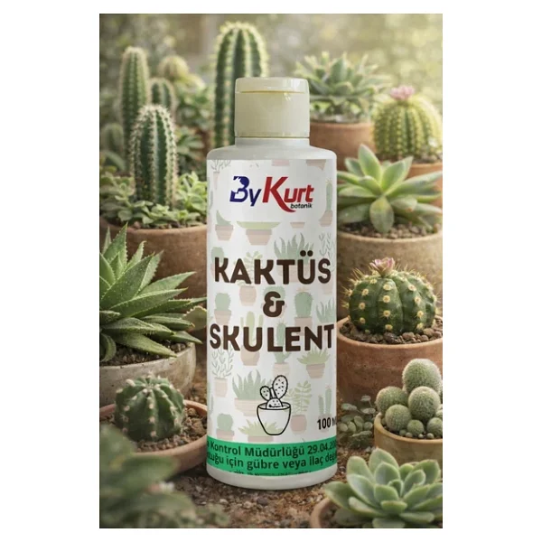 Bykurt Kaktüs & Sukulent Besini 100ml Yavru Ve Çiçek Gelişimini Destekleyen Organik Besin 100 Ml - Görsel 3