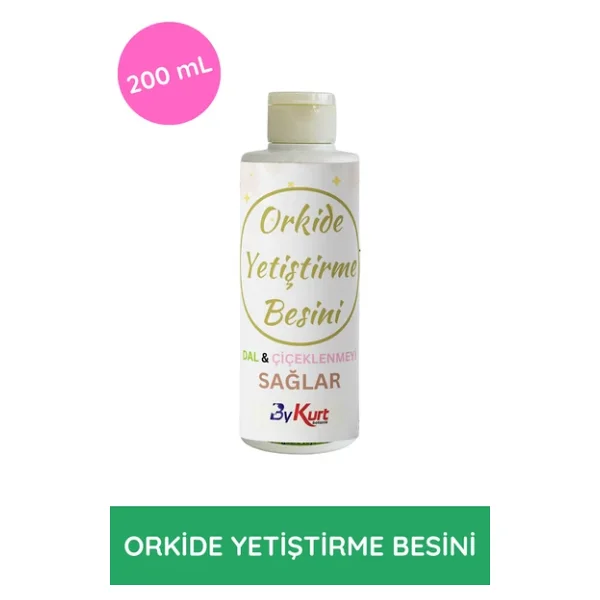 Bykurt Orkide Çiçeklenme Ve Dal Gelişim Besini 200ml Güçlü Organik Takviye - Görsel 4