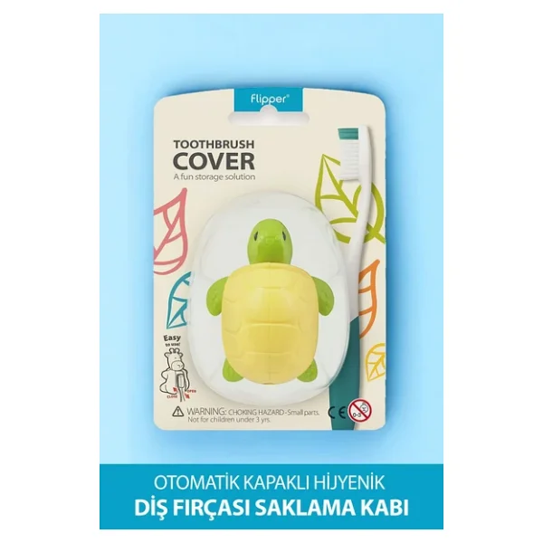 Flipper Fil Hijyenik Diş Fırçası Kabı - Görsel 3