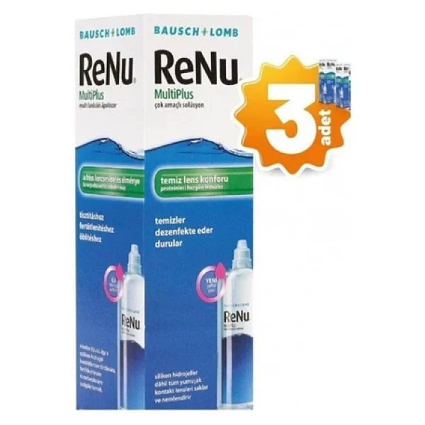 Renu Multiplus Çok Amaçlı 360 Ml 3 Adet Lens Solüsyonu - Görsel 3