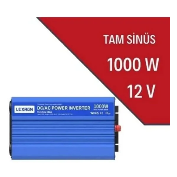 Lexron 12 V 1000 W Tam Sinüs Inverter - Görsel 3