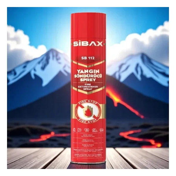 Sibax Sb112 1000 Ml Yangın Söndürücü Sprey - Görsel 6