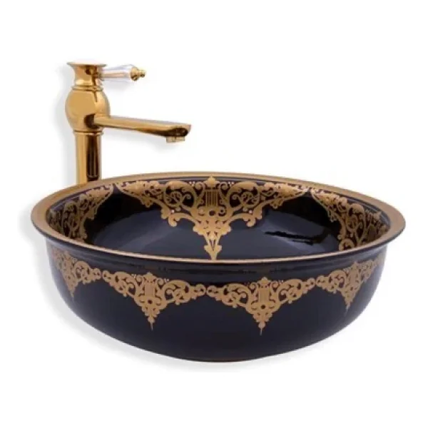 Lena E-7021 Tezgah Üstü Porselen Lavabo - Görsel 4