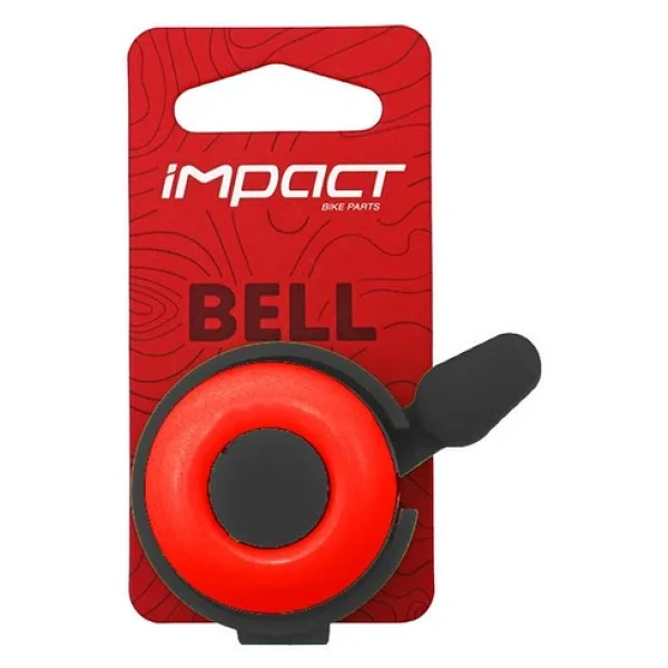 Impact Bisiklet Zili Kırmızı-Siyah - Görsel 3