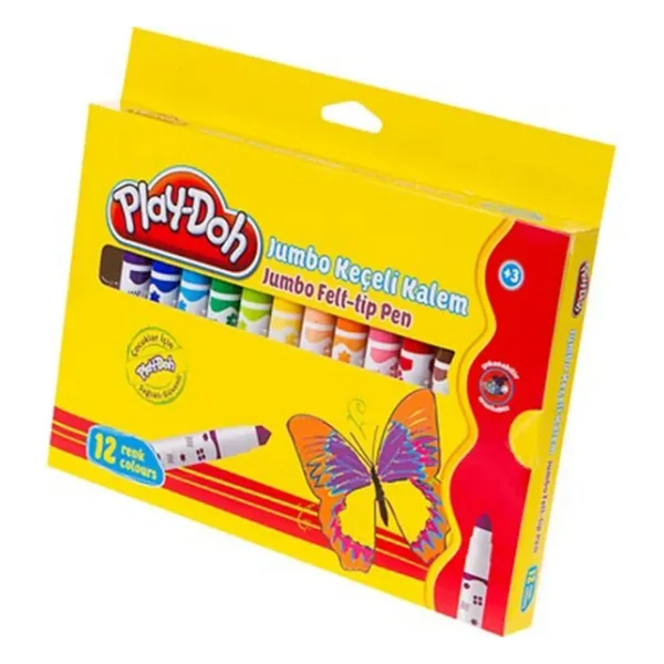 Play-Doh Play-Ke020 6 Mm 12'li Jumbo Keçeli Kalem Seti - Görsel 5