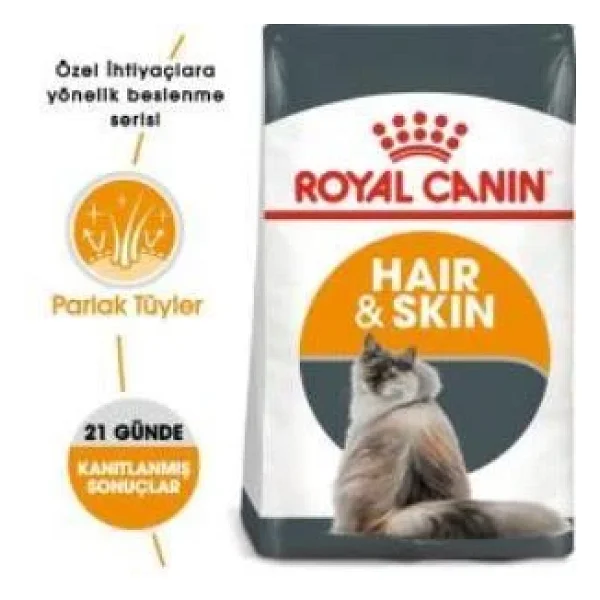 Royal Canin Hair & Skin 4 Kg Yetişkin Kedi Maması - Açık Paket - Görsel 4
