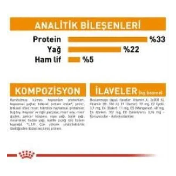 Royal Canin Hair & Skin 4 Kg Yetişkin Kedi Maması - Açık Paket - Görsel 8