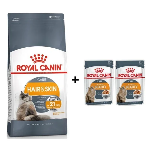 Royal Canin Hair & Skin 4 Kg Yetişkin Kedi Maması - Açık Paket - Görsel 3
