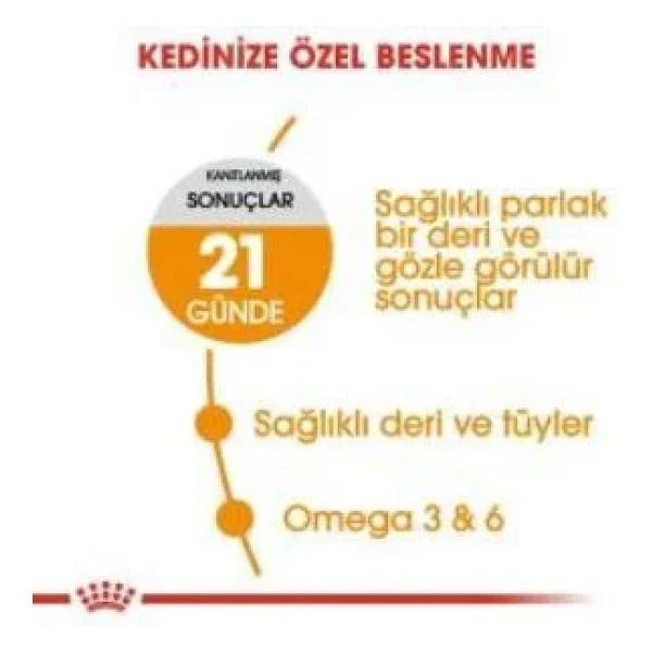 Royal Canin Hair & Skin 4 Kg Yetişkin Kedi Maması - Açık Paket - Görsel 6
