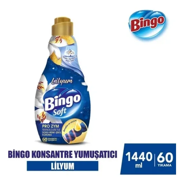 Bingo Soft Lilyum Yumuşatıcı 60 Yıkama 1.44 Lt - Görsel 5