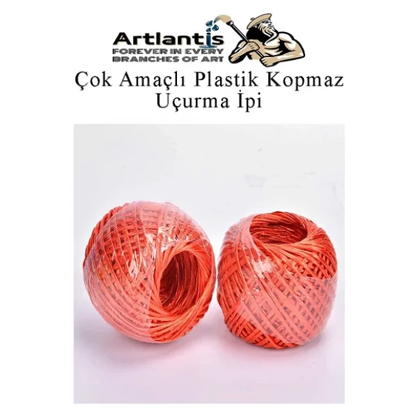 Çok Amaçlı Plastik Kopmaz Uçurtma İpi Çamaşır İpi 4 Adet Renkli 200 Metre Naylon İp Çırpı İpi Çizim İnşaat Duvar İpi - Görsel 6