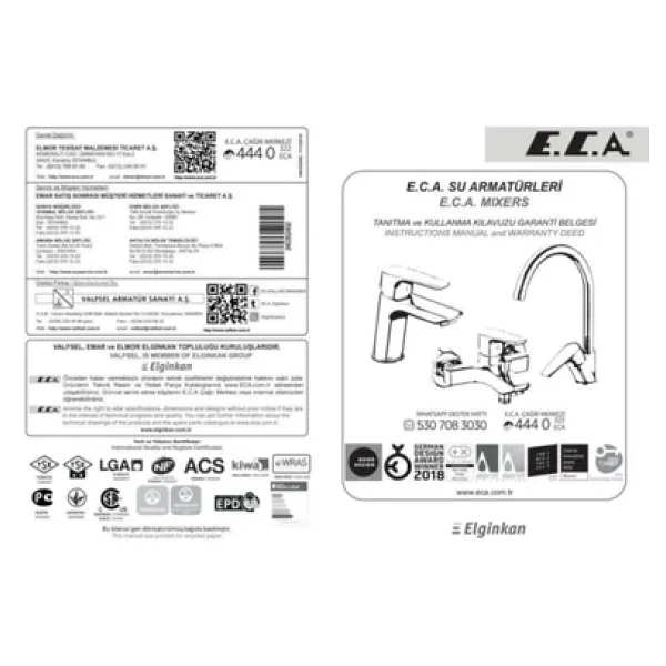 E.C.A. Quadrille 102108488 Mutfak Bataryası - Görsel 5