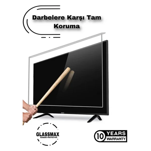 Glassmax Samsung 43q60b (QLED) Uyumlu 43" Inç 109 Ekran TV Ekran Koruyucu - Görsel 3
