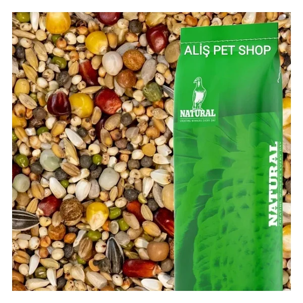 Natural Tüm Sezon Güvercin Yemi 20 Kg Yeşil Çuval - Görsel 2