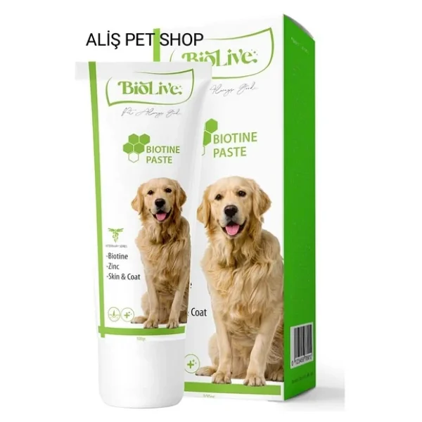 Biolive Biotin 100 Gr Deri Ve Tüy Sağlığı İçin Köpek Macunu - Görsel 3