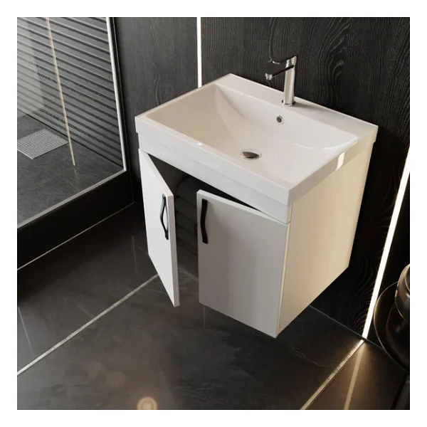 Karen Banyo Ege 60 Cm Lavabolu Banyo Alt Dolabı - Görsel 4