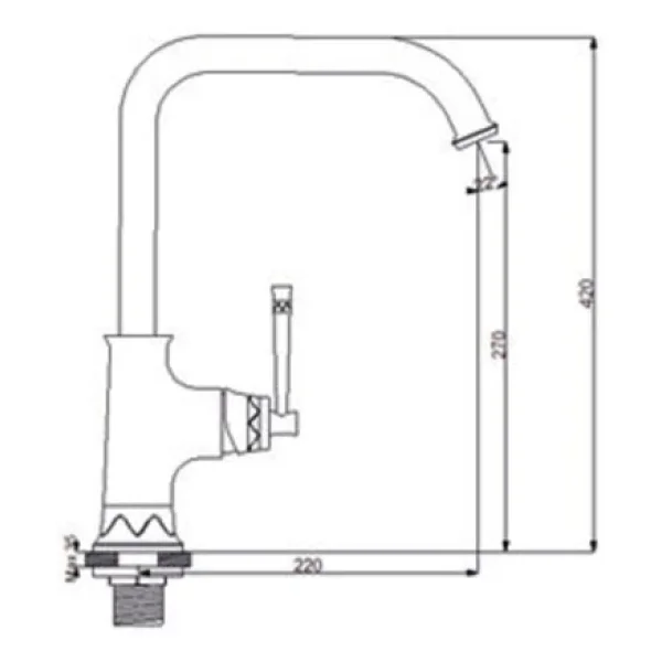 Newarc Pera 961532 Krom Mutfak Bataryası - Görsel 5
