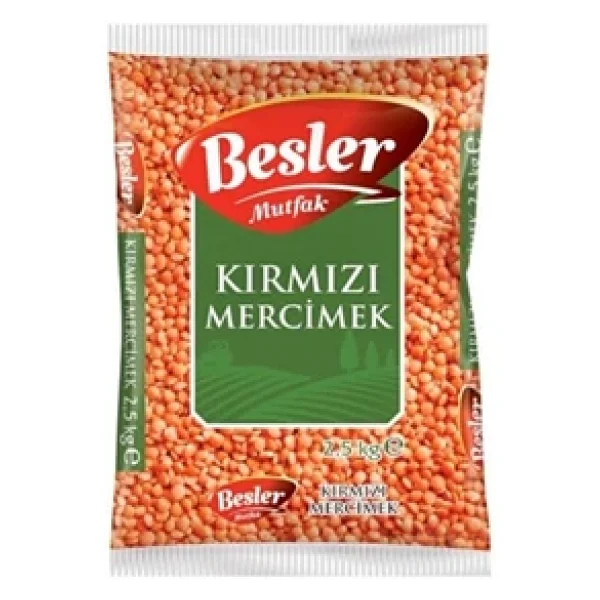 Besler Mutfak 2.5 kg Kırmızı Mercimek - Görsel 2