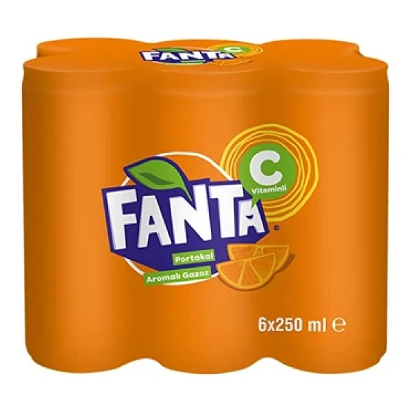 Fanta Fanta 6x250 Ml Kutu - Görsel 3