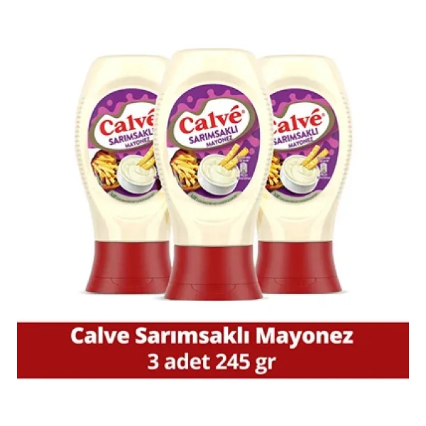 Calve Sarımsaklı Mayonez X 3 Adet - Görsel 3