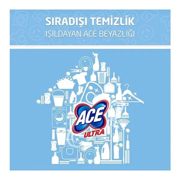 Ace Ultra Yoğun Kıvamlı Okaliptus Çamaşır Suyu 750 Ml 4'lü - Görsel 8