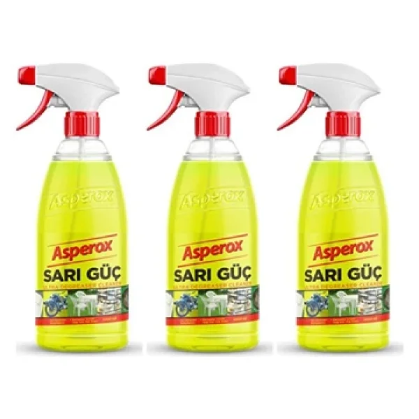 Asperox Sarı Güç Sprey 3x 1000 Ml - Görsel 3