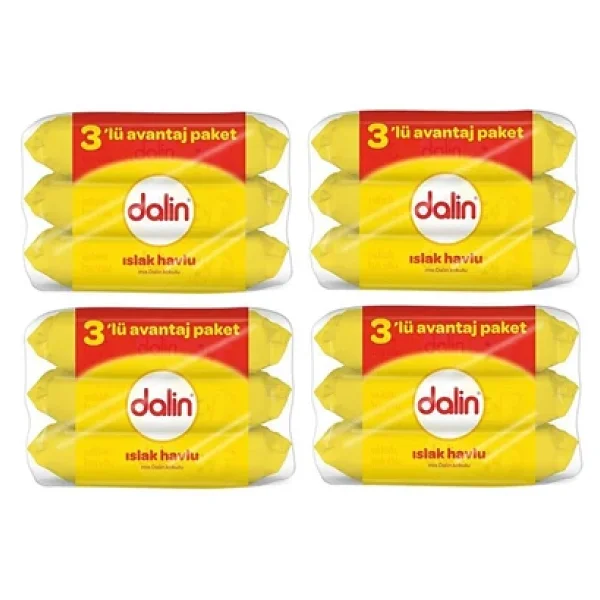 Dalin 56 Yaprak 12'li Paket Islak Mendil - Görsel 4
