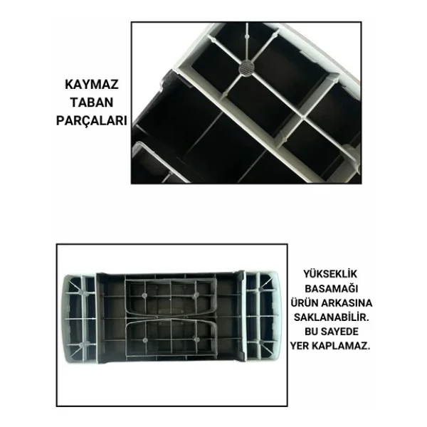 Ckspor Step Tahtası 2 Kademe Yüksekliği Ayarlanabilir Step Egzersiz Aleti Cks-7 - Görsel 2