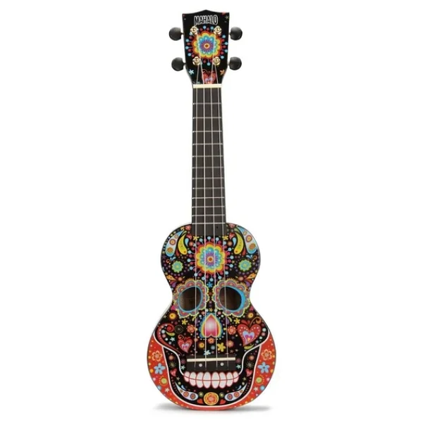 Mahalo Art Series Ma1skbk Black Skull Soprano Ukulele - Görsel 4