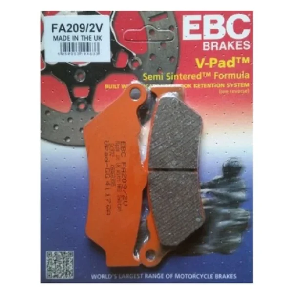Cf Moto 400 Nk Ebc Yarı Sinter Ön Fren Balata Fren Balata - Görsel 3
