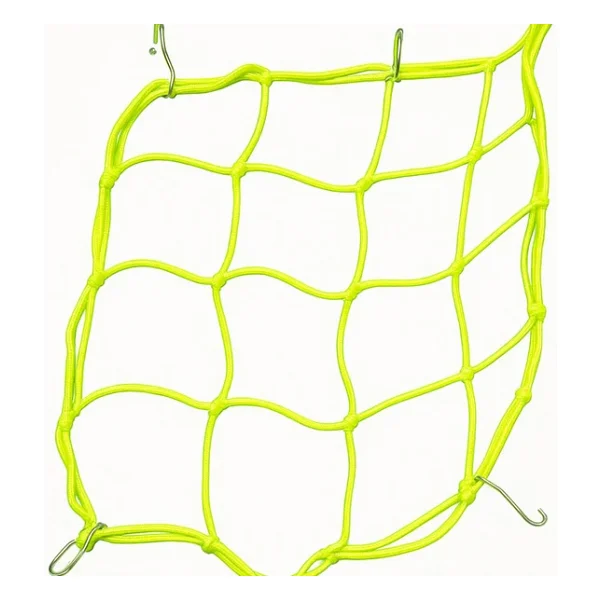 Motosiklet Kask Filesi - 6 Kanca Neon Sarı 1 Metre Esneyebilir - Görsel 5