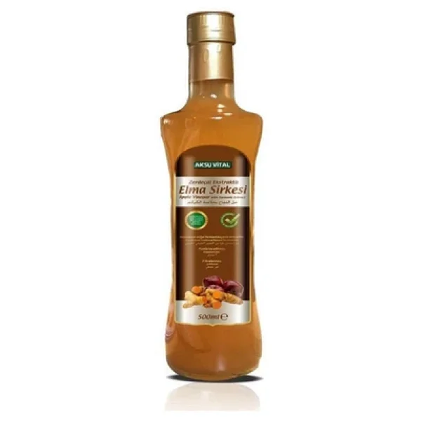 Aksu Vital 500 Ml Zerdeçal Ekstraktlı Elma Sirkesi - Görsel 2