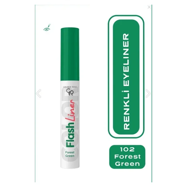 Golden Rose Flash Liner 102 Forest Green Eyeliner - Görsel 2