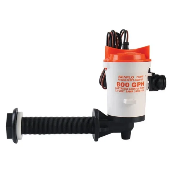Seaflo Livar Pompası 600 Gph 90 Derece 12 V - Görsel 3