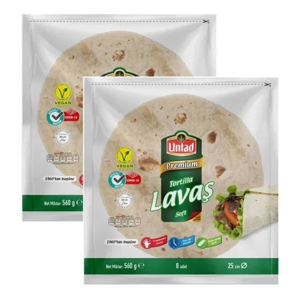Untad Tortilla Lavaş 8 Li 560 Gr X 2 Adet - Görsel 3