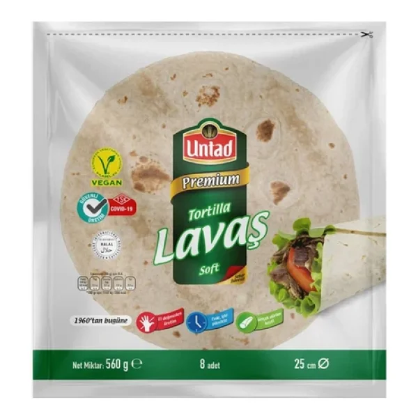 Untad Tortilla Lavaş 8 Li 560 Gr X 2 Adet - Görsel 4