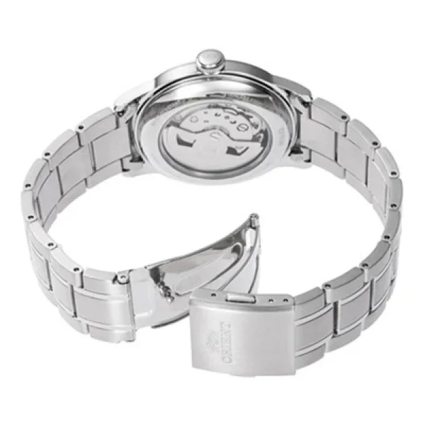 Orient Bambino Kurmalı Otomatik Çelik Gri Kristal Cam 38 Mm Erkek Kol Saati - Görsel 6