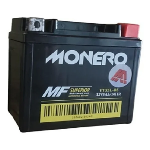 Monero Ytx5l-Bs Mf 12 V 5 Ah Motosiklet Aküsü - Görsel 4