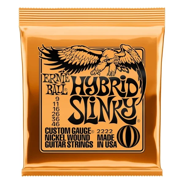 Ernie Ball P02222 Hybird Slinky Nickel 09-46 Elektro Gitar Teli - Görsel 3