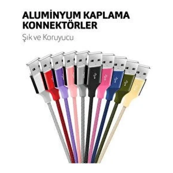 Ttec Alumicable USB-A To Lightning Şarj Kablosu - Siyah - Görsel 5