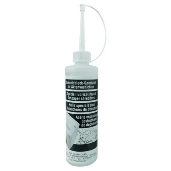 Hsm Oil 250ml Evrak İmha Makinesi Bakım Yağı / Bakım Solüsyonu - Görsel 7