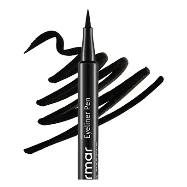Flormar Yüksek Pigmentli & Yarı Mat Bitişli 001 Black Kalem Eyeliner - Görsel 3